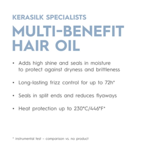 KERASILK SPECIALISTS MULTI-BENEFIT HAIR OIL - Picture 3 of 8